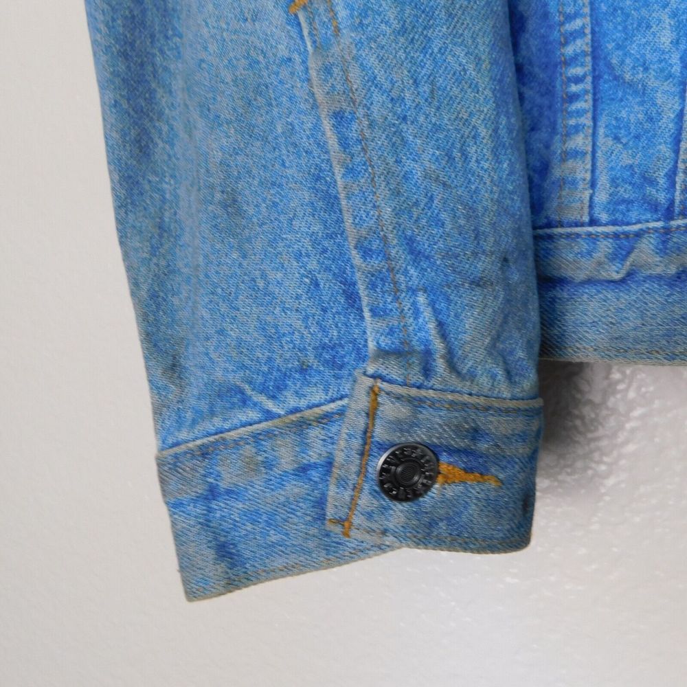 Tyca Denim Jacket Adult L Freightliner Embossed Made in USA Vintage Rare Trucker - Picture 15 of 16